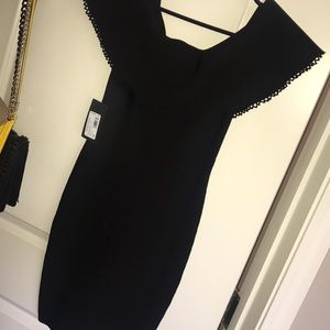 Black bandage dress